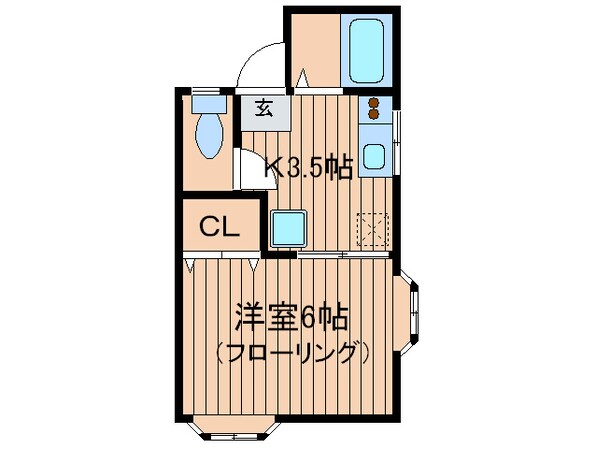 ロ－ズハイムの物件間取画像